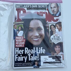 People Magazine December 18, 2017 - Prince Harry & Meghan Markle - Matt Lauer